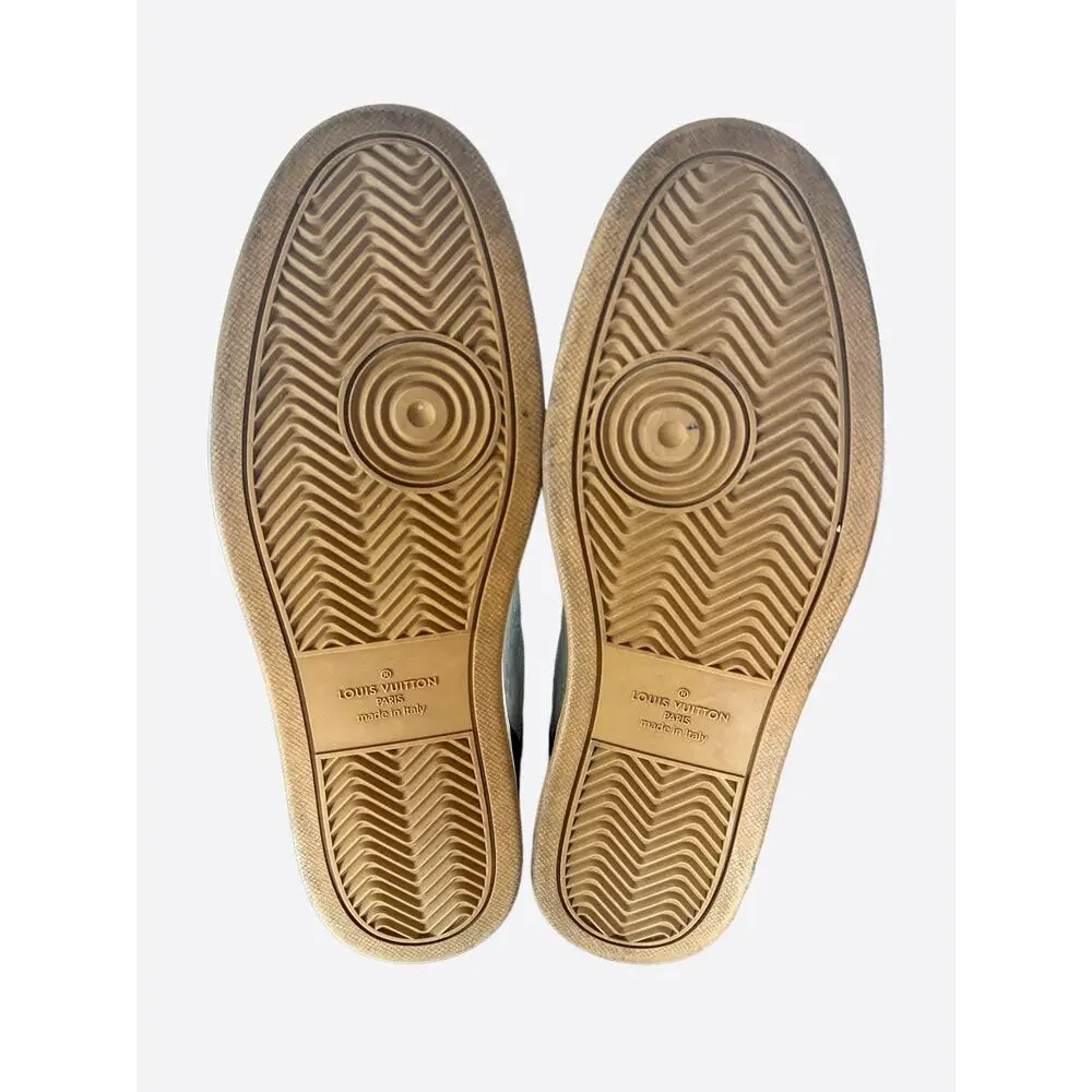 Louis Vuitton Brown White & Black Monogram Rivoli Sneakers - Picture 6 of 8